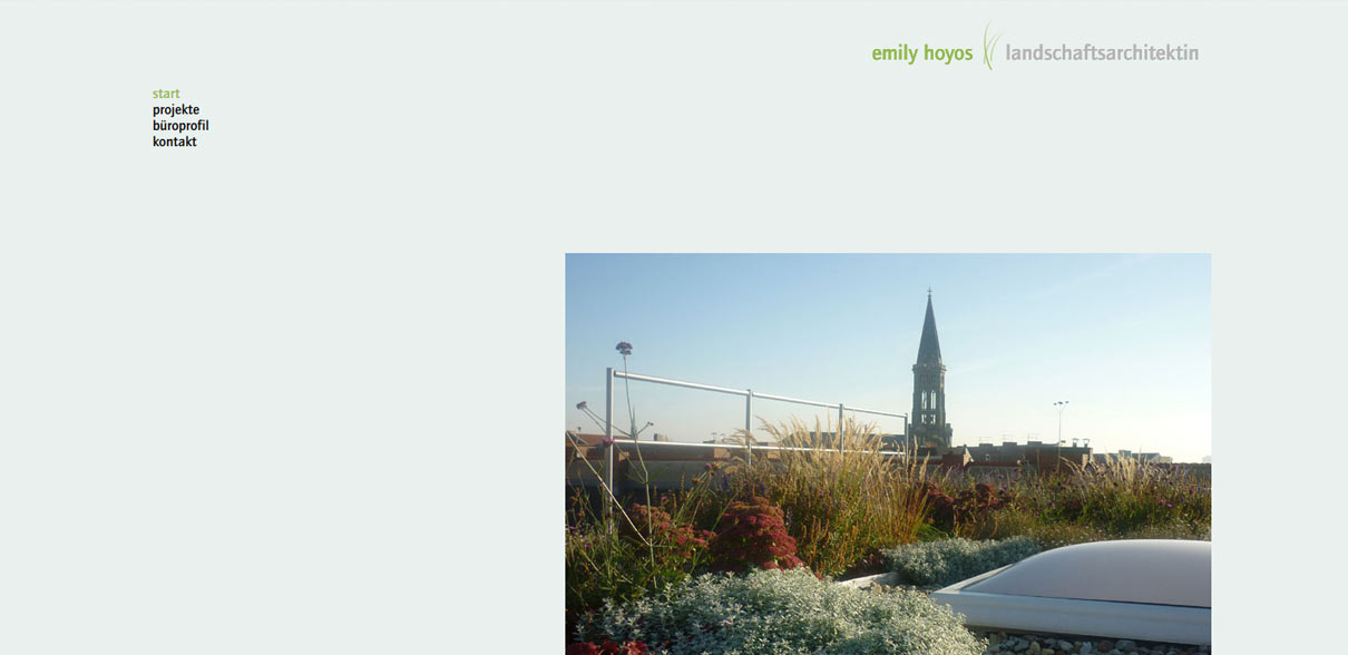 Landschaftsarchitektin Emily Hoyos aus München | 2014