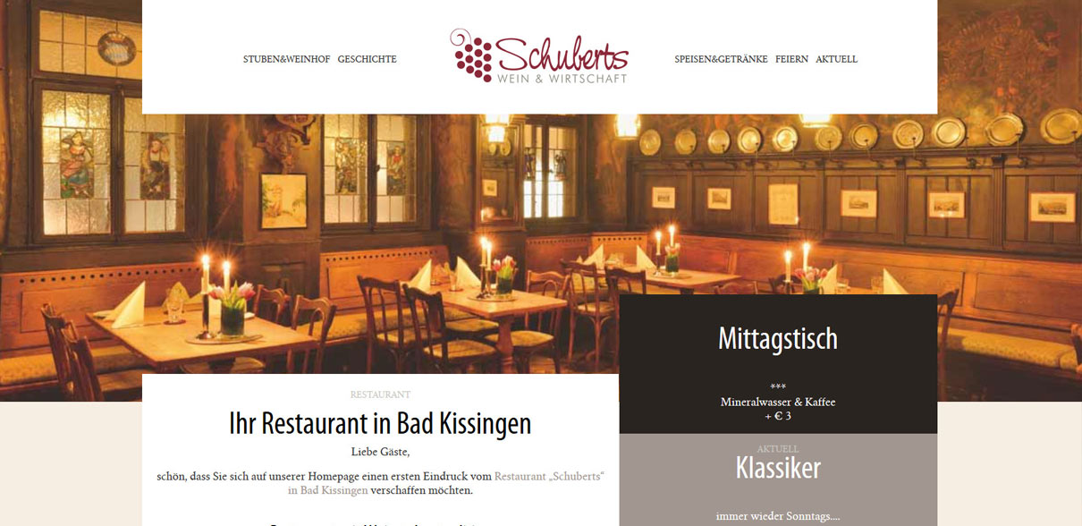 Weinstube "Schuberts" in Bad Kissingen