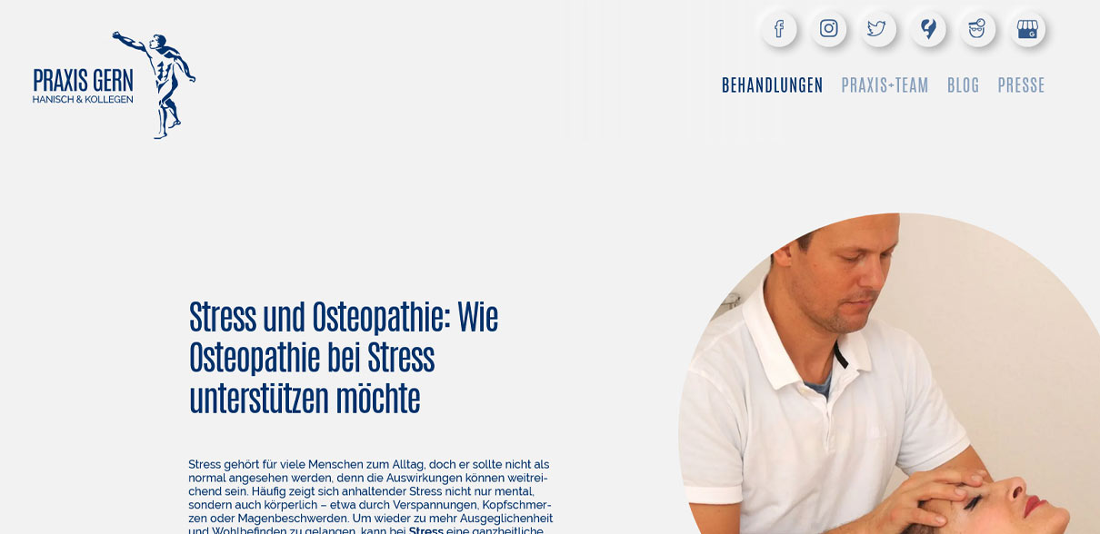 Praxis für Physiotherapie in München | 2013