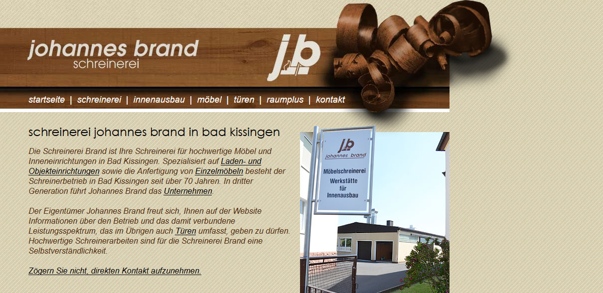 Schreinerei Brand in Bad Kissingen | 2010
